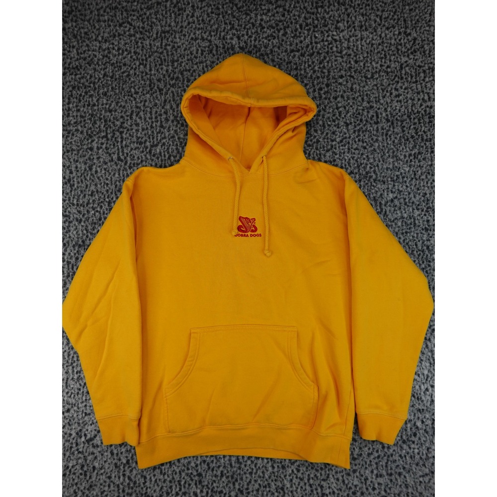 Independent‎ Trading Company Hoodie Unisex Medium Yellow Cobra Dogs Pullover